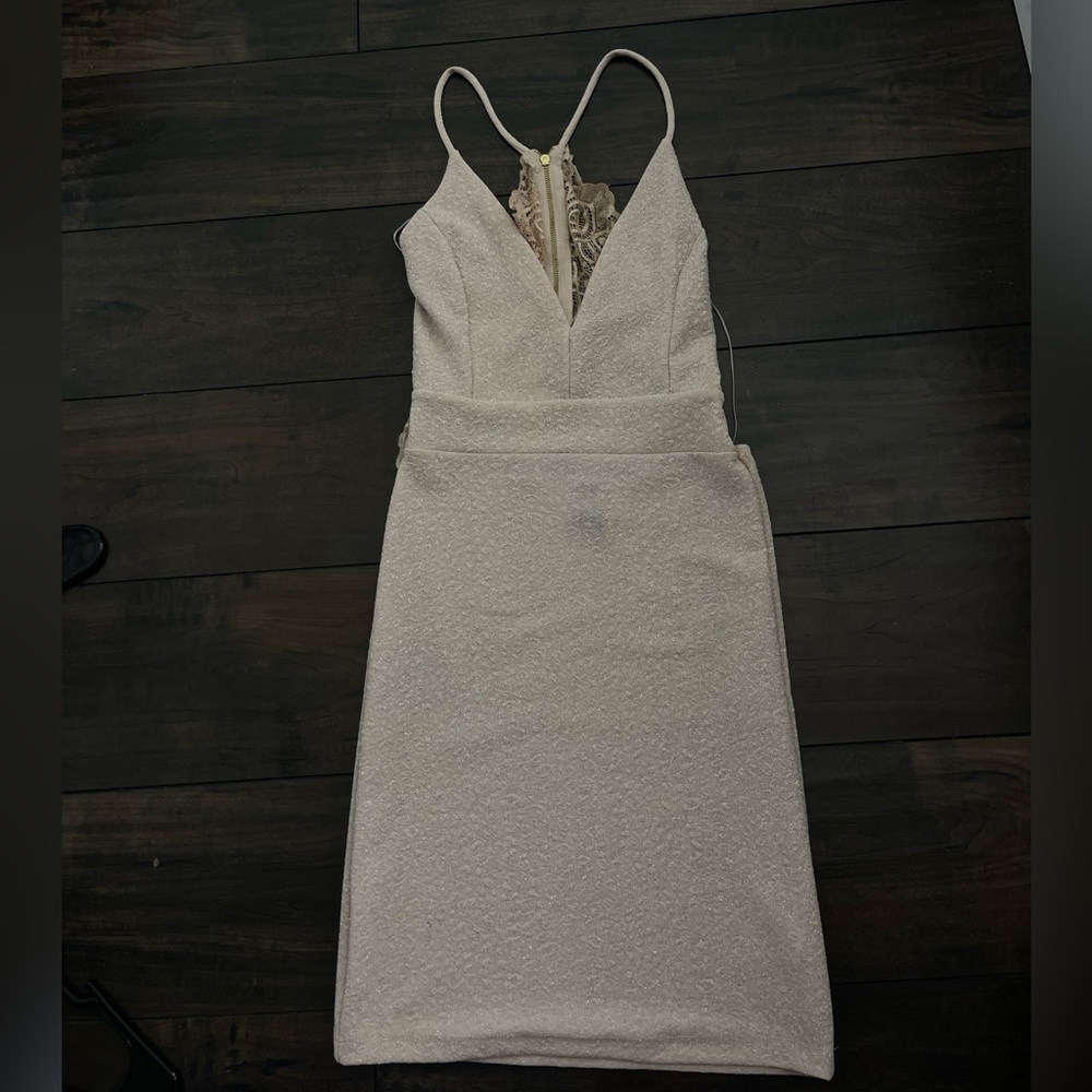 Gorgeous blush pink sparkly Windsor dress!